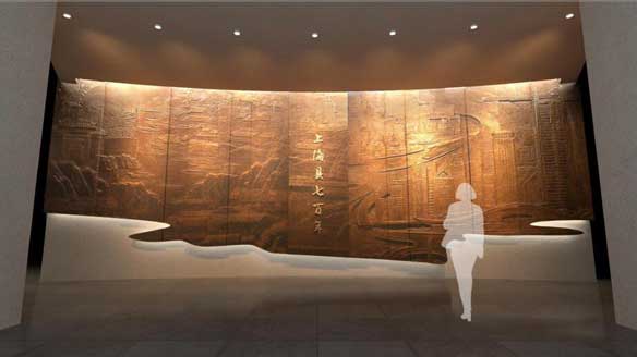上?？h700年數字博物館設計效果圖方案